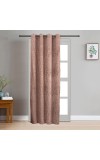 Home Beautiful 7 ft. Brown Polyester Curtain Home Beautiful 7 ft. Brown Polyester Curtain
