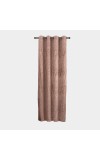 Home Beautiful 7 ft. Brown Polyester Curtain Home Beautiful 7 ft. Brown Polyester Curtain