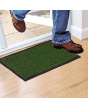 Home Beautiful                         Anti-Skid Green Polyester Door Mat