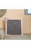 Home Beautiful                         Grey Polyester Cushion Cover