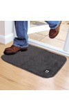 Home Beautiful                         Anti-Skid Grey Polyester Door Mat