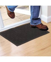 Home Beautiful                         Anti-Skid Black Rubber Door Mat