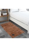 Home Beautiful                         Anti-Skid Brown Polyester Floor Mat