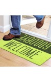 Home Beautiful                         Dark Green Polyester Door Mat