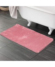 Home Beautiful                         Anti-Skid Silver Polyester Bath Mat