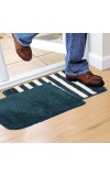 Home Beautiful                         Anti-Skid Blue Polyester Door Mat
