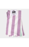Home Beautiful                         240 GSM Purple | Green Microfiber Face Towel