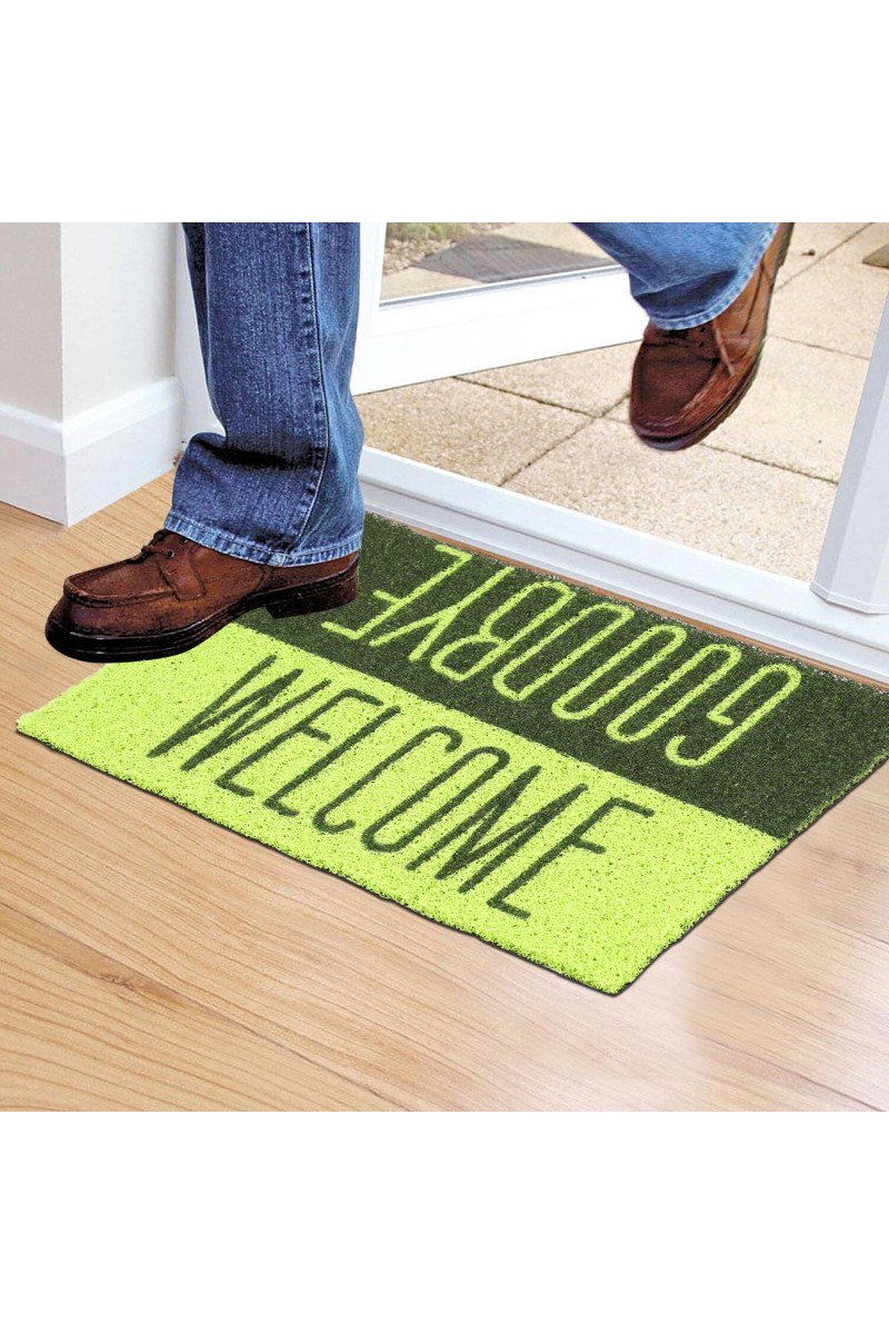 Home Beautiful                         Anti-Skid Green Polypropylene Door Mat