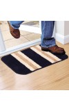 Home Beautiful                         Anti-Skid Blue Polyester Door Mat