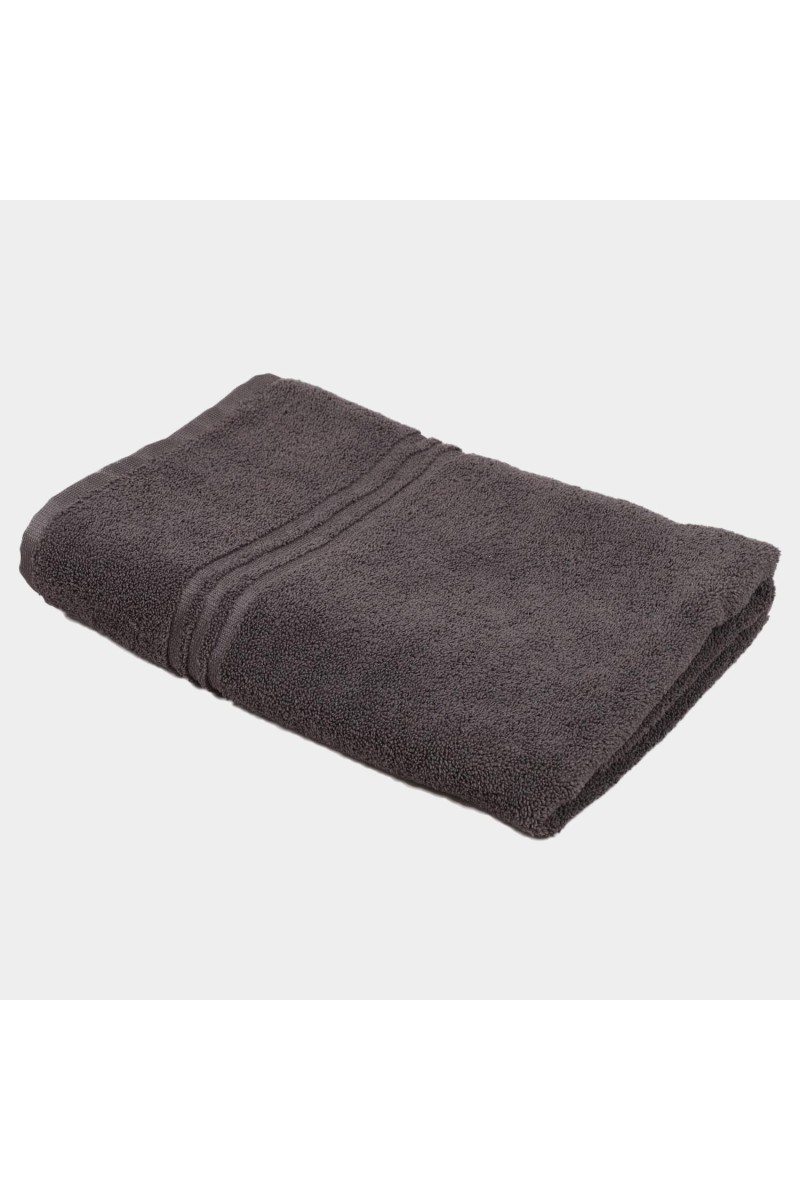 Home Beautiful                         300 GSM Dark Grey Microfiber Bath Towel