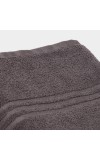Home Beautiful                         300 GSM Dark Grey Microfiber Bath Towel
