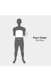 Home Beautiful                         225 GSM Grey Microfiber Face Towel