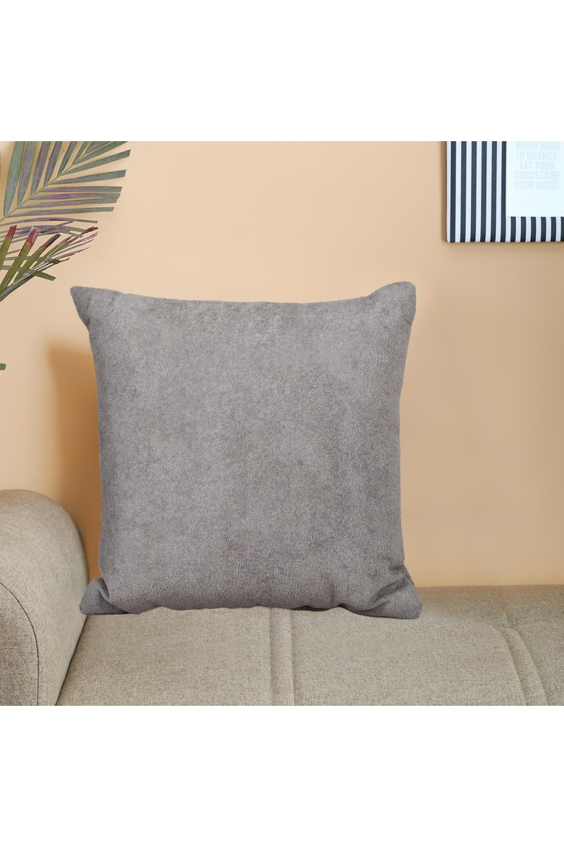 Home Beautiful                         Grey Polyester Cushion