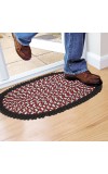 Home Beautiful Black Polyester Door Mat Home Beautiful Black Polyester Door Mat