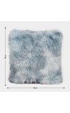 Home Beautiful                         Grey Fur Polyester Cushion