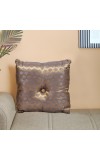 Home Beautiful                         Grey Polyester Cushion
