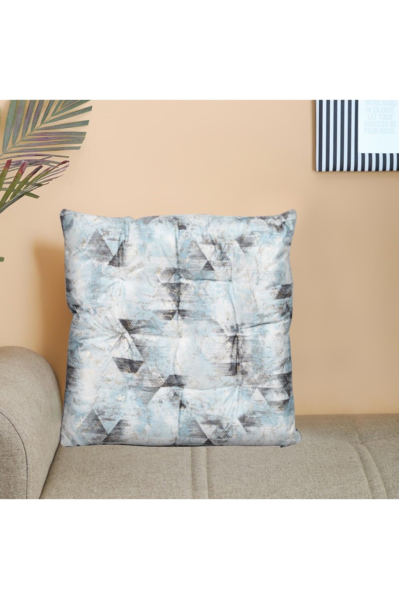 Home Beautiful                         Grey Polyester Cushion