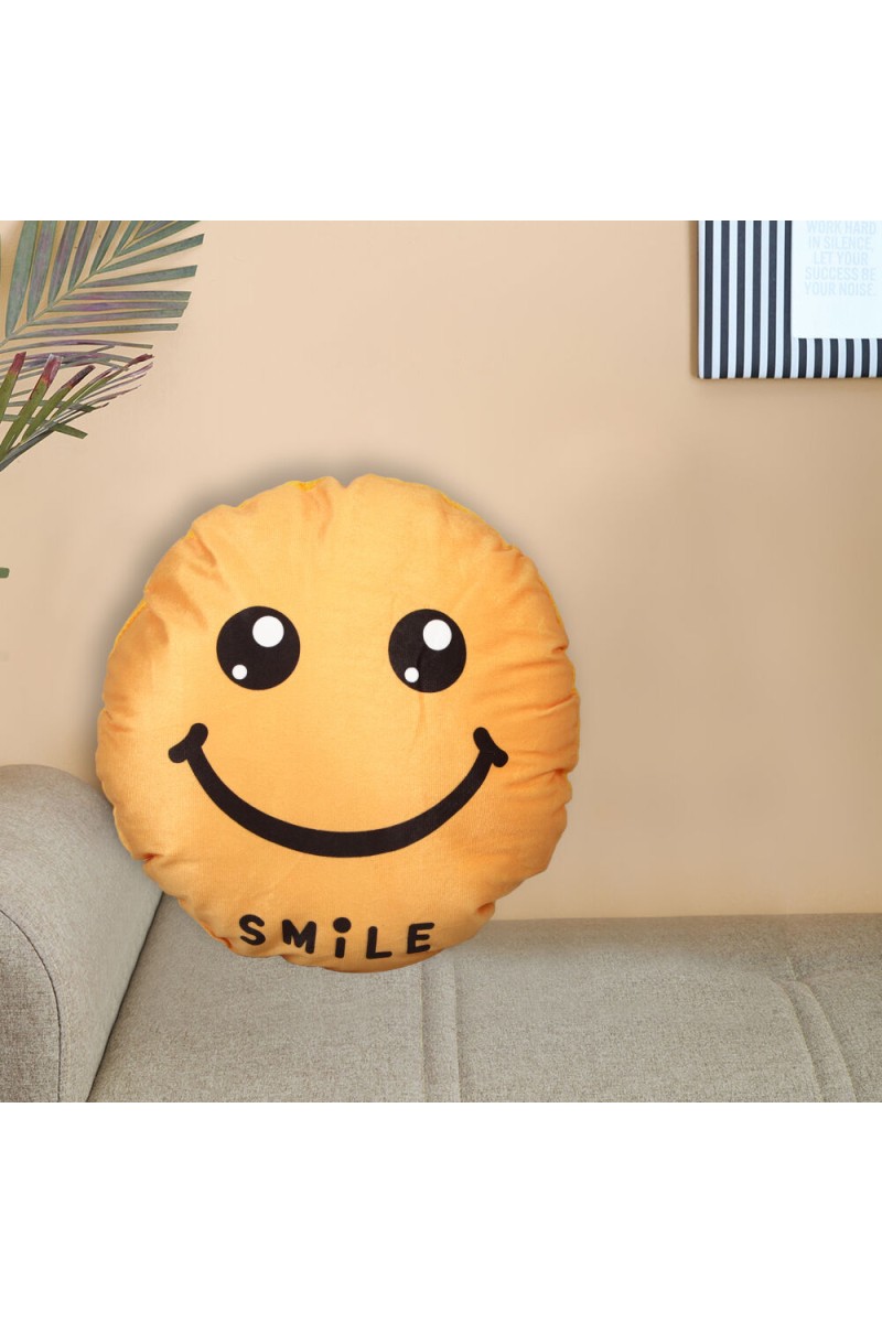 Home Beautiful                         Yellow Polyester Cushion