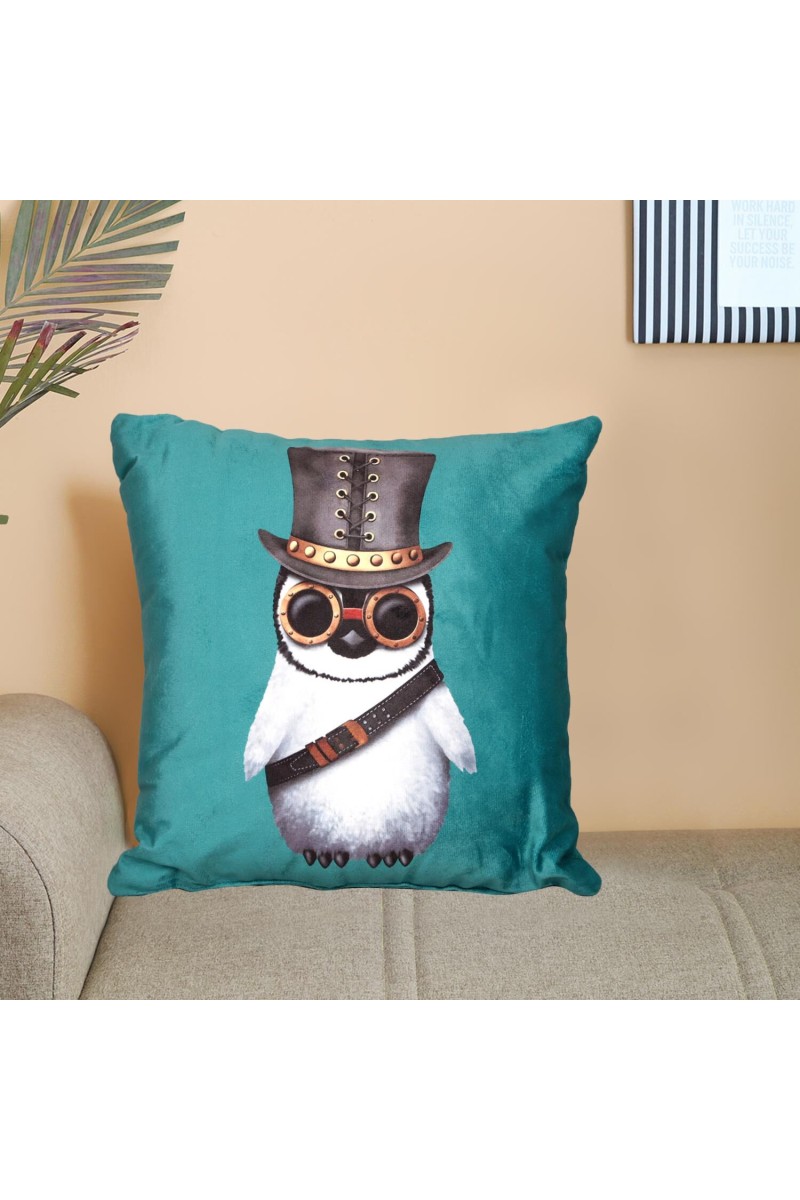 Home Beautiful                         Blue Polyester Cushion