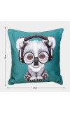 Home Beautiful                         Blue Polyester Cushion