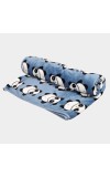 Home Beautiful                         280 GSM Blue Microfiber Baby Towel