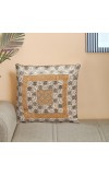 Home Beautiful                         Beige Polyester Cushion Cover