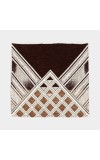 Home Beautiful                         Brown Microfiber Cushion Cover