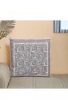 Home Beautiful                         Grey Polyester Cushion Cover