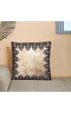 Home Beautiful                         Brown Microfiber Cushion Cover