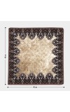 Home Beautiful                         Brown Microfiber Cushion Cover