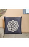 Home Beautiful                         Blue Polyester Cushion Cover