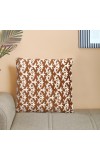 Home Beautiful                         Brown Polyester Cushion Cover