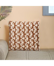 Home Beautiful                         Brown Polyester Cushion Cover