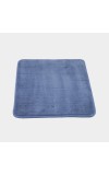 Home Beautiful Anti-Skid Blue Polyester Bath Mat Home Beautiful Anti-Skid Blue Polyester Bath Mat