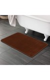 Home Beautiful                         Anti-Skid Brown Polyester Bath Mat
