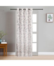 Home Beautiful                         7ft. Grey Microfiber Door Curtain