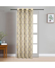 Home Beautiful                         7ft. Grey Polyester Door Curtain