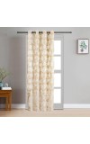Home Beautiful 7 ft. Beige Polyester Curtain Home Beautiful 7 ft. Beige Polyester Curtain