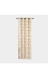 Home Beautiful 7 ft. Beige Polyester Curtain Home Beautiful 7 ft. Beige Polyester Curtain
