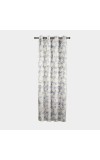 Home Beautiful                         7 ft. Light Grey Polyester Curtain