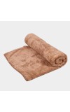 Home Beautiful                         300 GSM Brown Microfiber Bath Towel