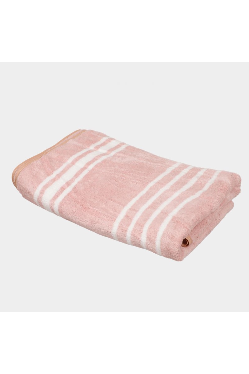 270 GSM Pink Microfiber Bath Towel