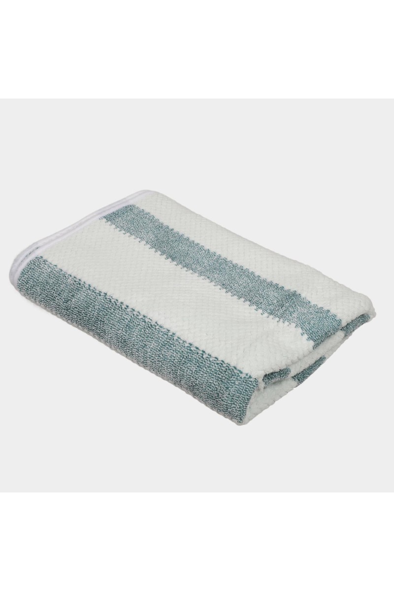 270 GSM Green Microfiber Bath Towel