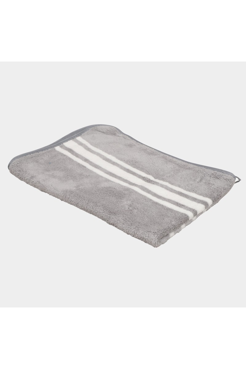 Home Beautiful                         250 GSM Grey Microfiber Hand Towel