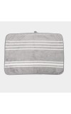 Home Beautiful                         250 GSM Grey Microfiber Hand Towel