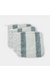 Home Beautiful                         250 GSM Green Microfiber Face Towel