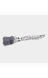 Home Beautiful Dark Grey Polyester Tieback Rope Home Beautiful Dark Grey Polyester Tieback Rope