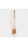 Home Beautiful                         Beige Polyester Tieback Rope