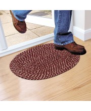 Home Beautiful                         Maroon Polyester Door Mat