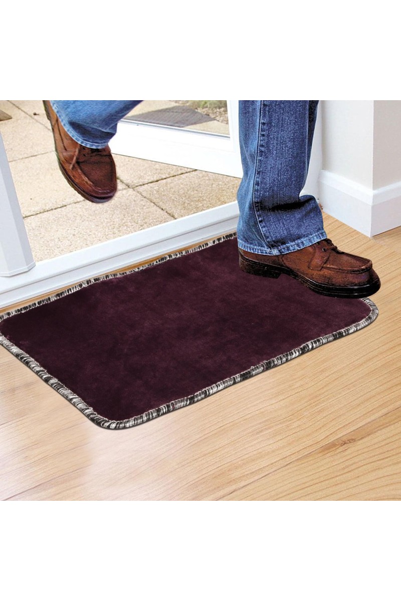 Home Beautiful                         Purple Polyester Door Mat
